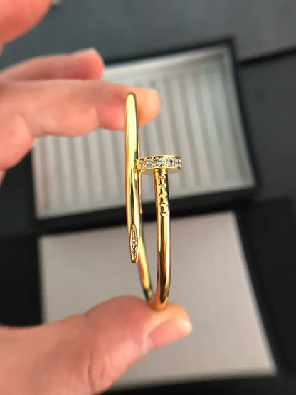 [Saipan]JUSTE UN CLOU 3.5MM CLASSIC DIAMOND BANGLE