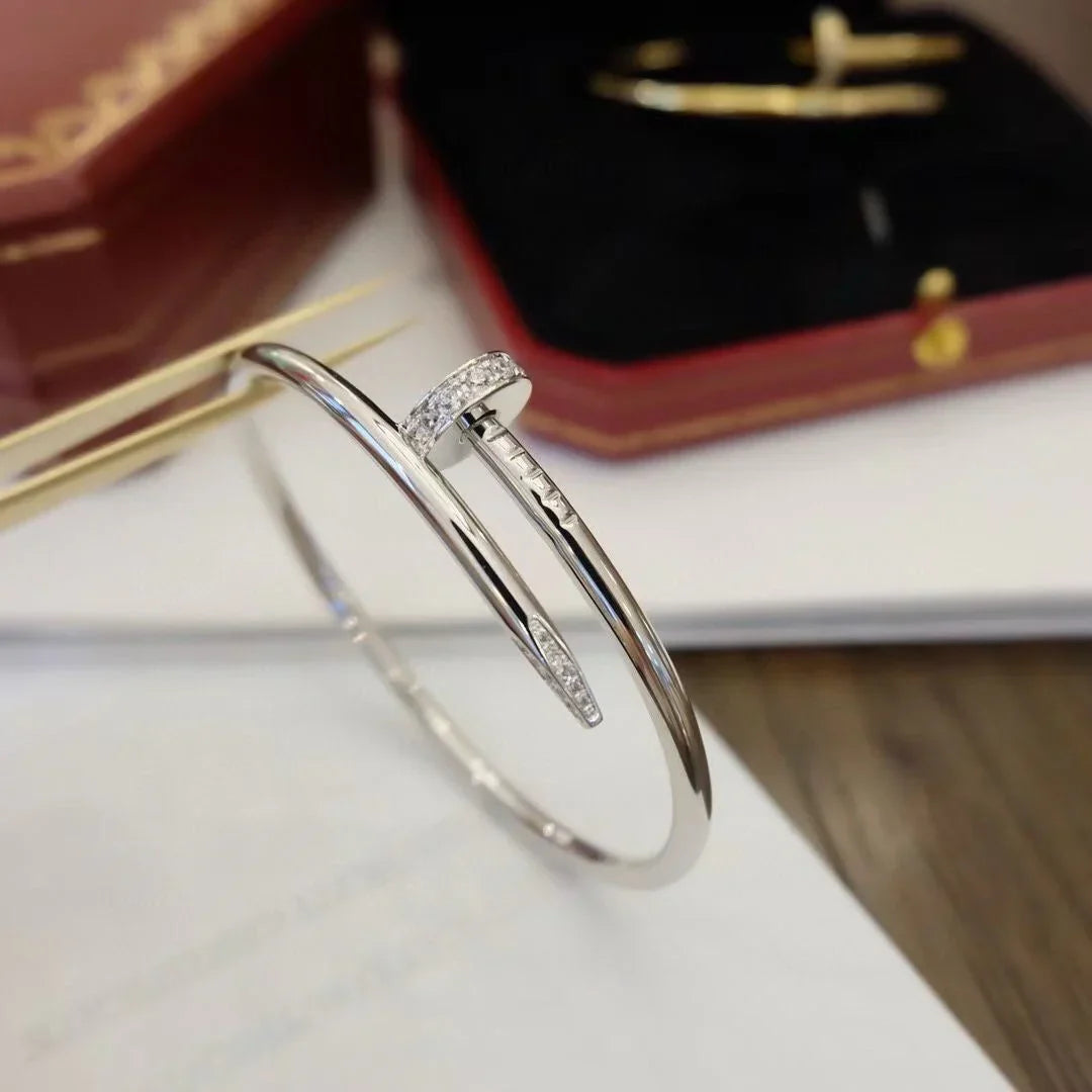 [Saipan]JUSTE UN CLOU 3.5MM CLASSIC DIAMOND BANGLE