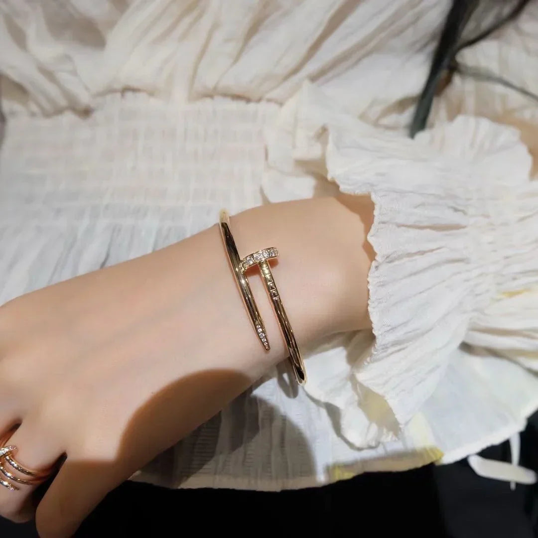 [Saipan]JUSTE UN CLOU 3.5MM CLASSIC DIAMOND BANGLE