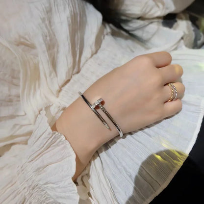 [Saipan]JUSTE UN CLOU 3.5MM CLASSIC DIAMOND BANGLE
