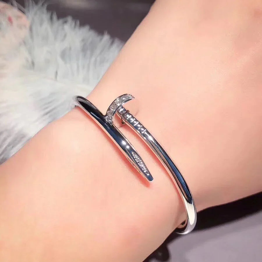 [Saipan]JUSTE UN CLOU 3.5MM CLASSIC DIAMOND BANGLE