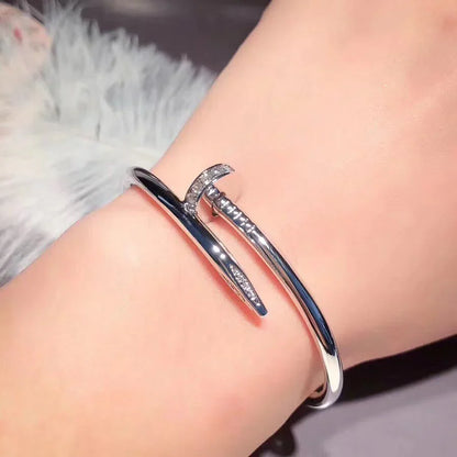[Saipan]JUSTE UN CLOU 3.5MM CLASSIC DIAMOND BANGLE