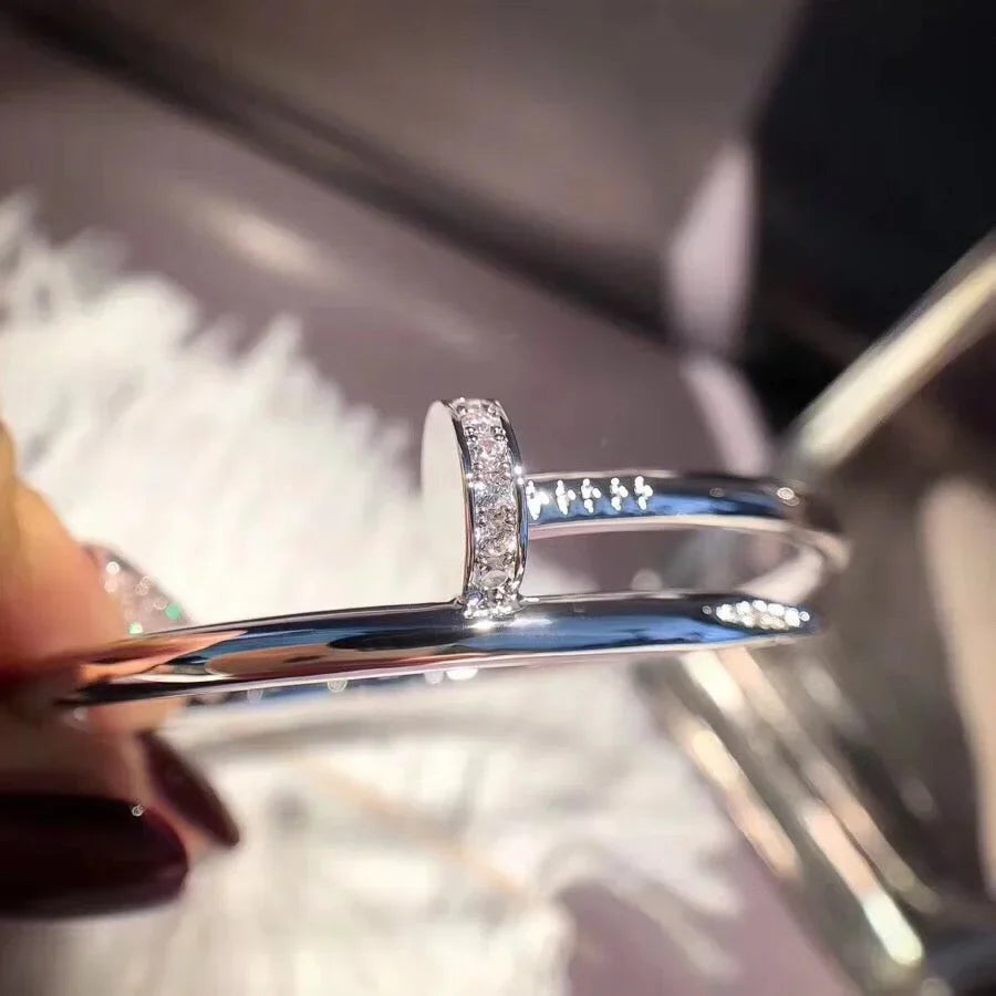 [Saipan]JUSTE UN CLOU 3.5MM CLASSIC DIAMOND BANGLE