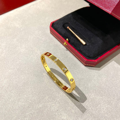 [Saipan]CLASSIC 6.1MM LOVE BANGLE - 10-DIAMOND