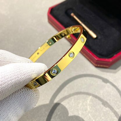 [Saipan]CLASSIC 6.1MM LOVE BANGLE - 10-DIAMOND