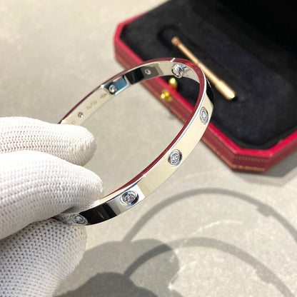 [Saipan]CLASSIC 6.1MM LOVE BANGLE - 10-DIAMOND