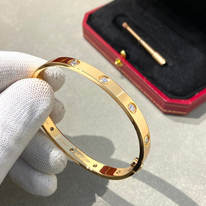 [Saipan]CLASSIC 6.1MM LOVE BANGLE - 10-DIAMOND