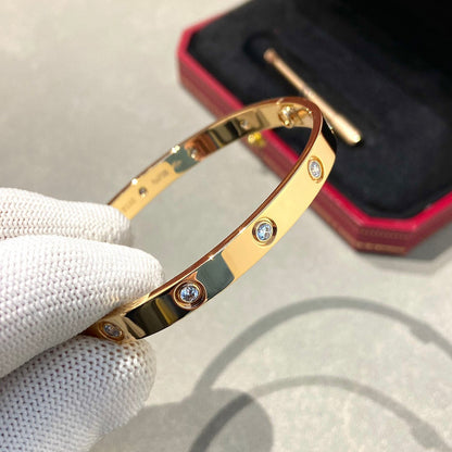[Saipan]CLASSIC 6.1MM LOVE BANGLE - 10-DIAMOND