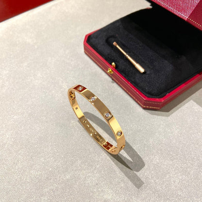 [Saipan]CLASSIC 6.1MM LOVE BANGLE - 10-DIAMOND