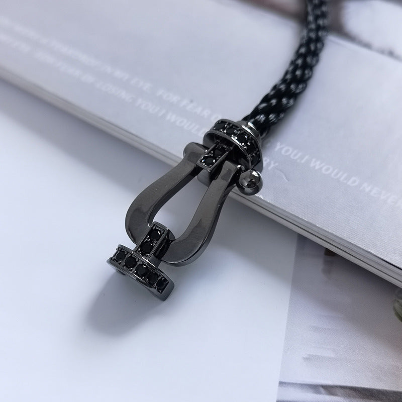 [Saipan]FORCE LARGE SERIES BLACK SAMURAI BRACELET