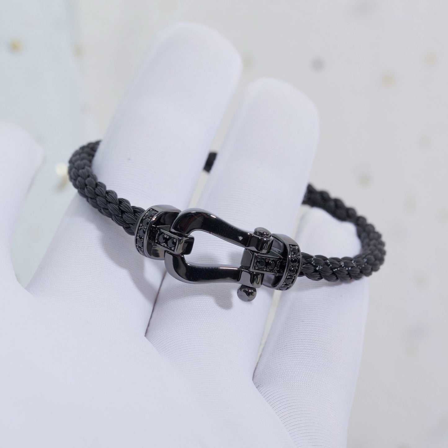 [Saipan]FORCE LARGE SERIES BLACK SAMURAI BRACELET