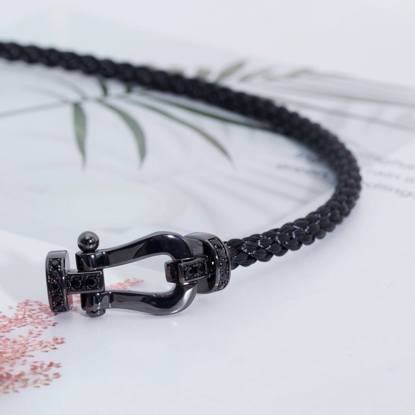 [Saipan]FORCE LARGE SERIES BLACK SAMURAI BRACELET