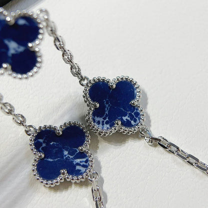 [Saipan]LUCKY CLOVER 5-MOTIF BRACELET - PIETERSITE COLLECTION