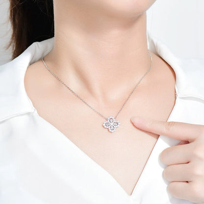 [Saipan]LOOP NECKLACE FULL MOTIF DIAMOND 16MM MULTIPLE COLORS