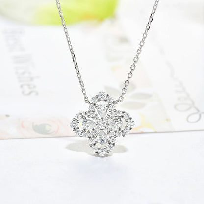 [Saipan]LOOP NECKLACE FULL MOTIF DIAMOND 16MM MULTIPLE COLORS