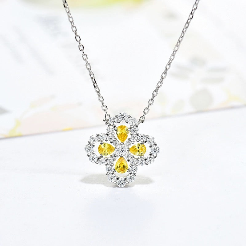 [Saipan]LOOP NECKLACE FULL MOTIF DIAMOND 16MM MULTIPLE COLORS