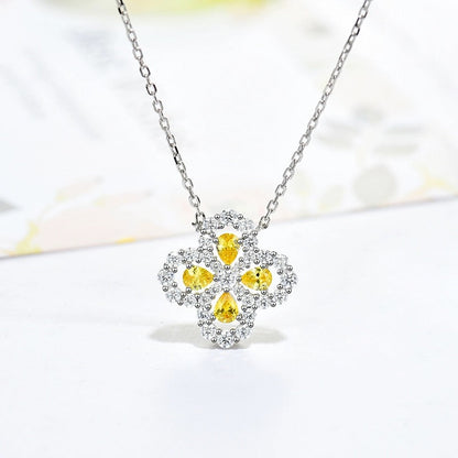 [Saipan]LOOP NECKLACE FULL MOTIF DIAMOND 16MM MULTIPLE COLORS