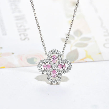 [Saipan]LOOP NECKLACE FULL MOTIF DIAMOND 16MM MULTIPLE COLORS