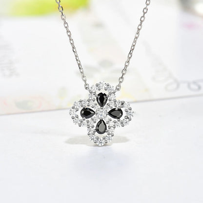 [Saipan]LOOP NECKLACE FULL MOTIF DIAMOND 16MM MULTIPLE COLORS