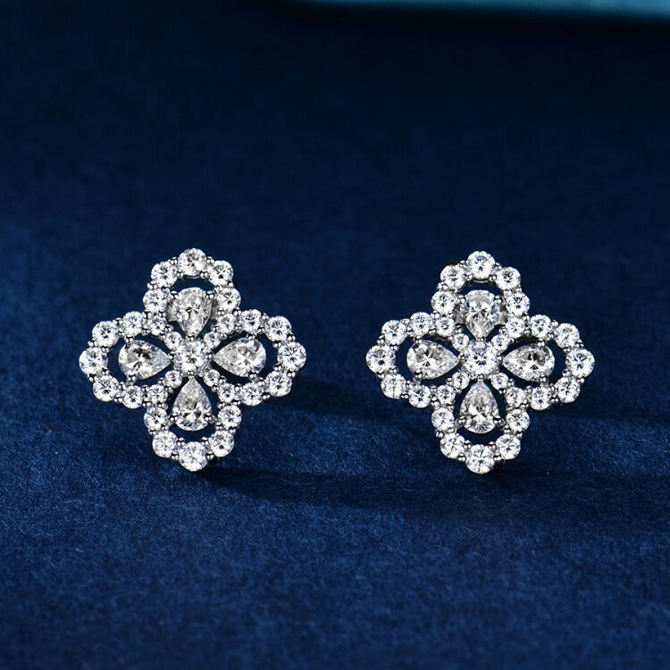 [Saipan]LOOP EARRINGS FULL MOTIF DIAMOND 16MM