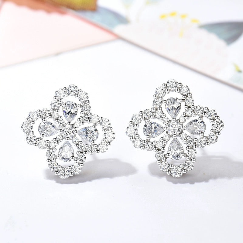 [Saipan]LOOP EARRINGS FULL MOTIF DIAMOND 16MM