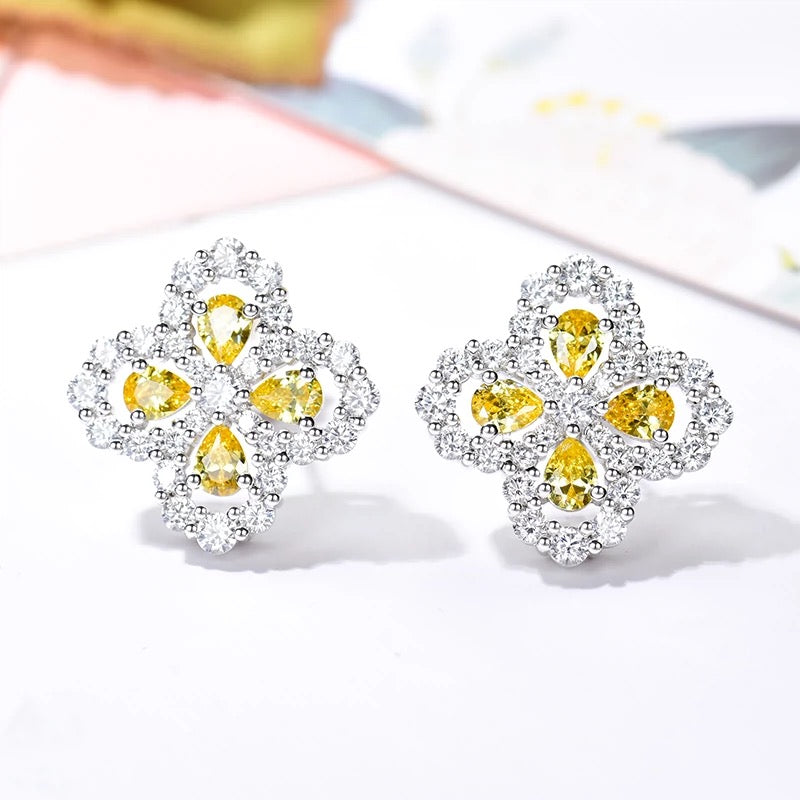 [Saipan]LOOP EARRINGS FULL MOTIF DIAMOND 16MM