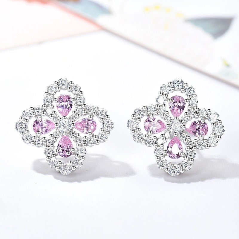 [Saipan]LOOP EARRINGS FULL MOTIF DIAMOND 16MM