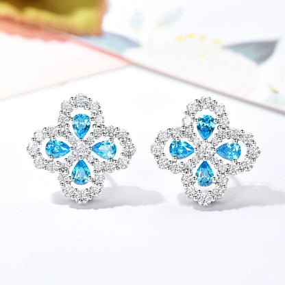 [Saipan]LOOP EARRINGS FULL MOTIF DIAMOND 16MM