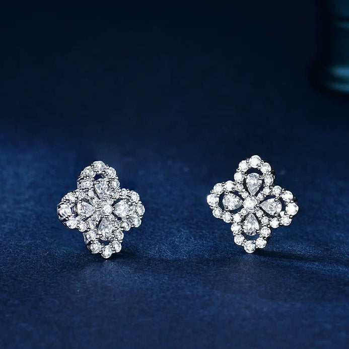 [Saipan]LOOP EARRINGS FULL MOTIF DIAMOND 16MM