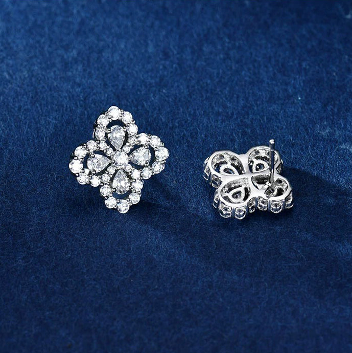 [Saipan]LOOP EARRINGS FULL MOTIF DIAMOND 16MM