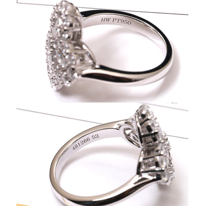 [Saipan]LOOP RING FULL MOTIF DIAMOND 16MM SILVE