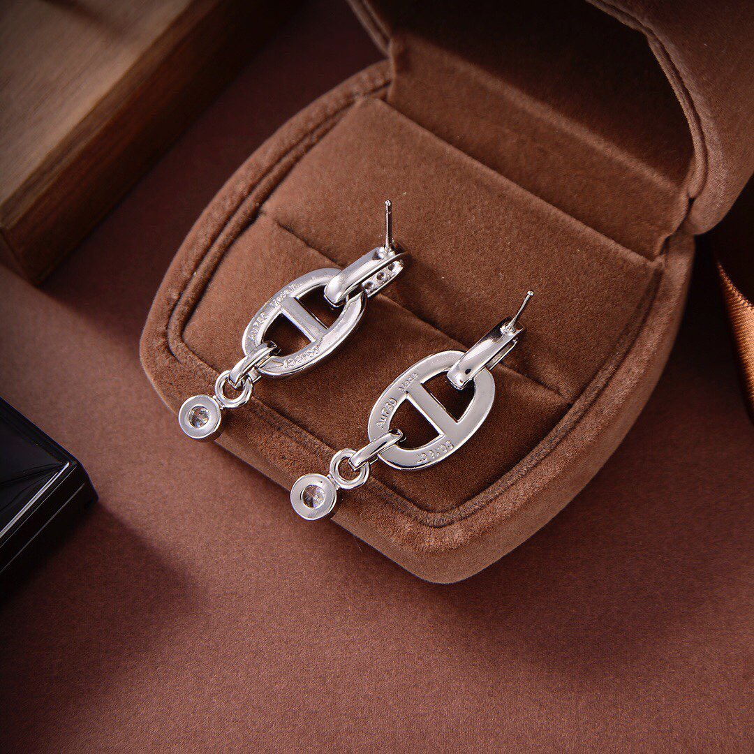 [Saipan]HM CHAINE DIAMOND EARRINGS