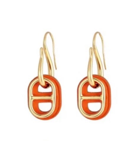 [Saipan]HM O'MAILLON GOLD EARRINGS
