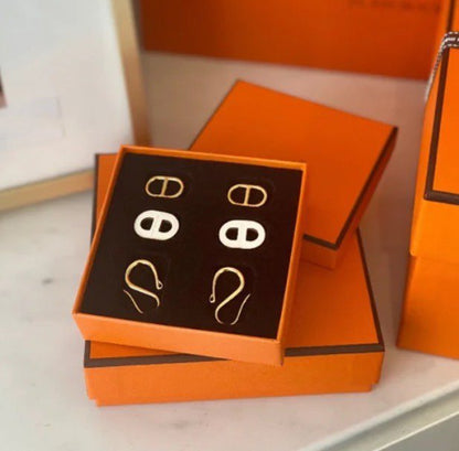 [Saipan]HM O'MAILLON GOLD EARRINGS