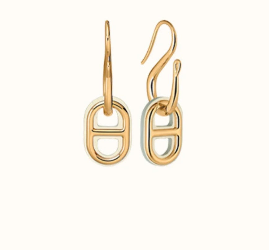 [Saipan]HM O'MAILLON GOLD EARRINGS