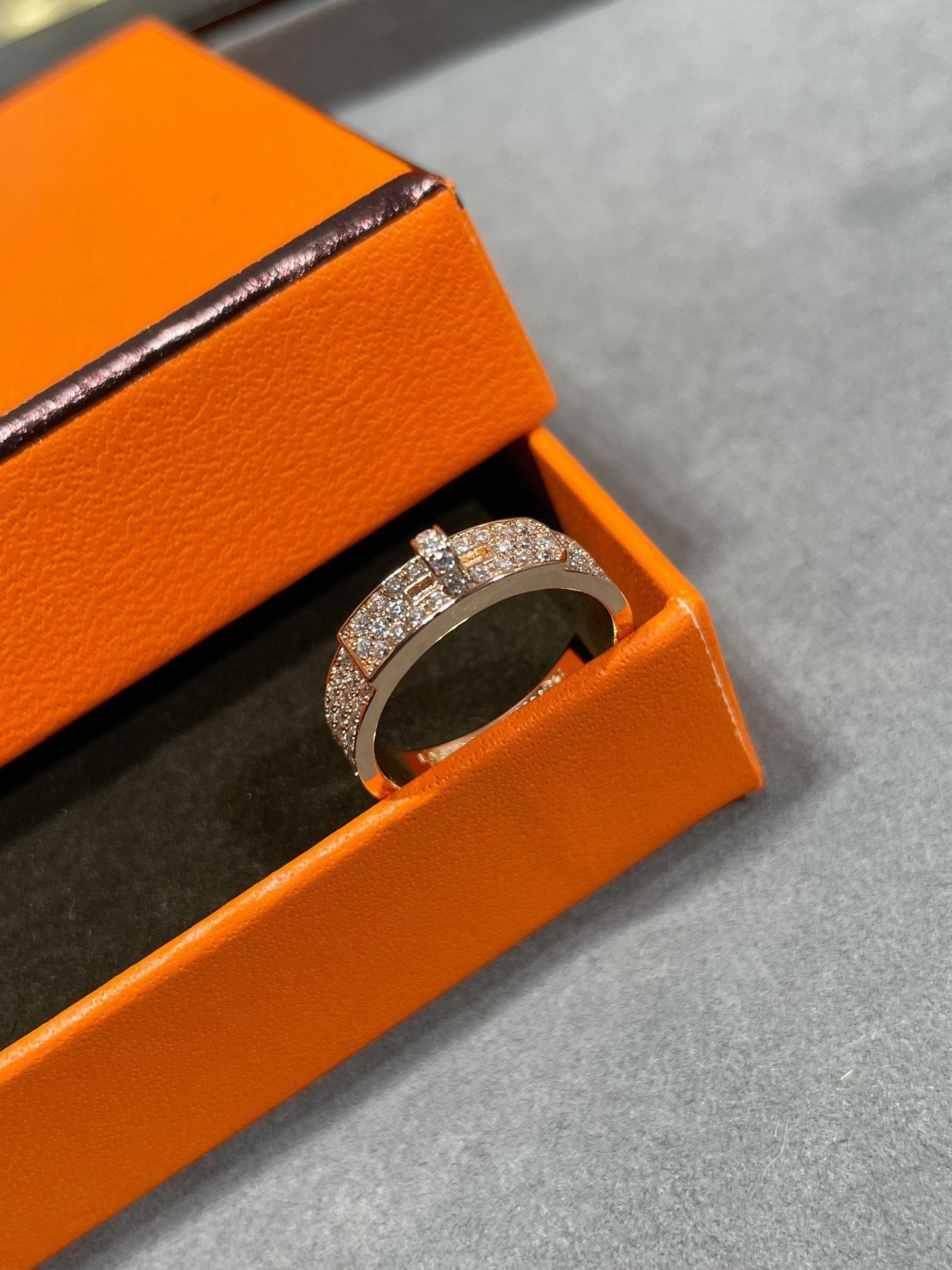 [Saipan]KELLY ROSE GOLD DIAMOND RING