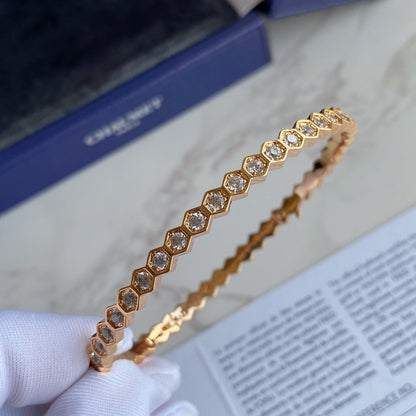 [Saipan]BEE LOVE GOLD BRACELET FULL DIAMOND