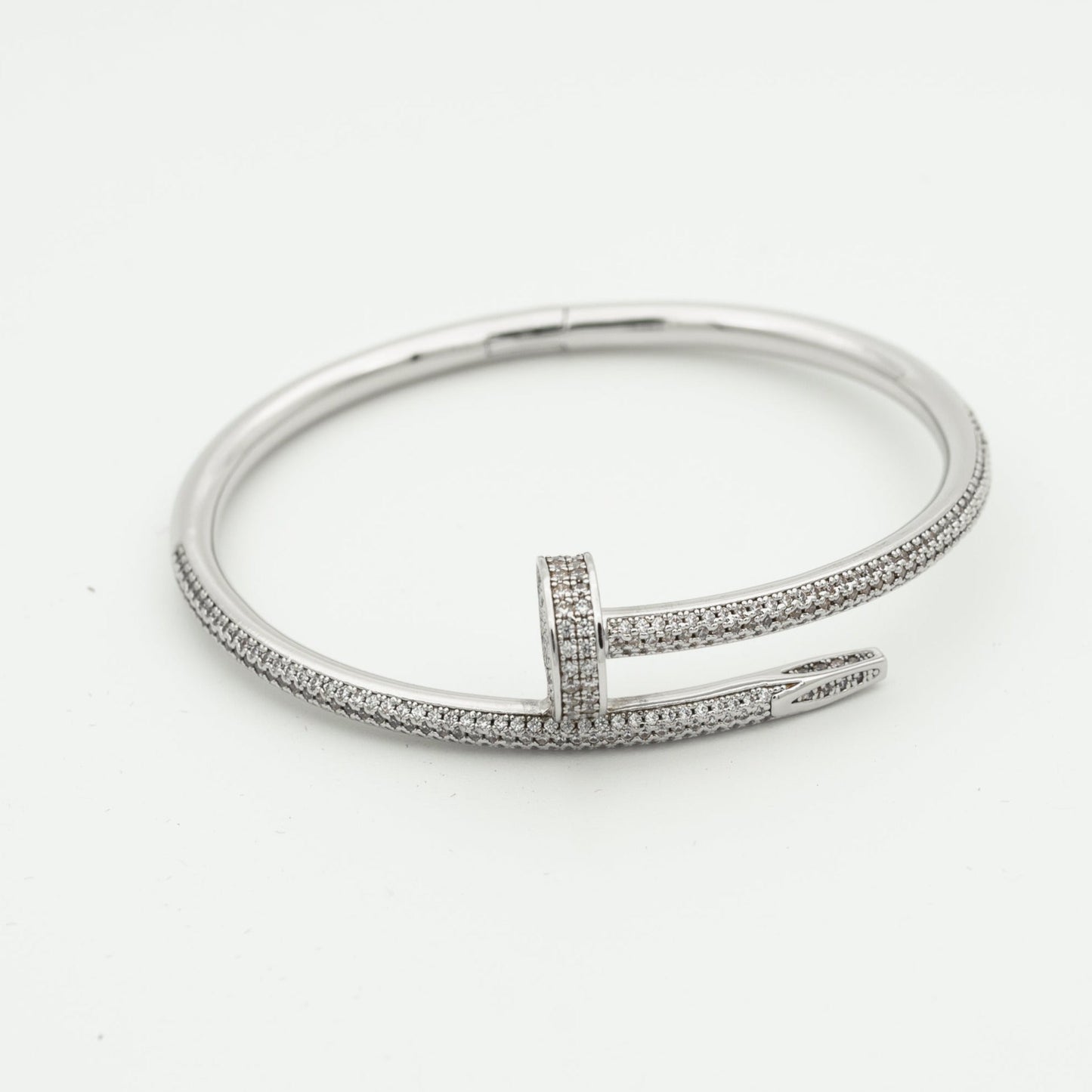 [Saipan]JUSTE UN CLOU 3.5MM FULL PAVÉ NAIL BANGLE