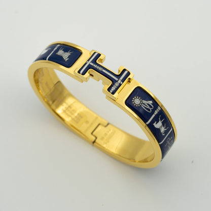 [Saipan]H BRACELET BLUE CERAMIC