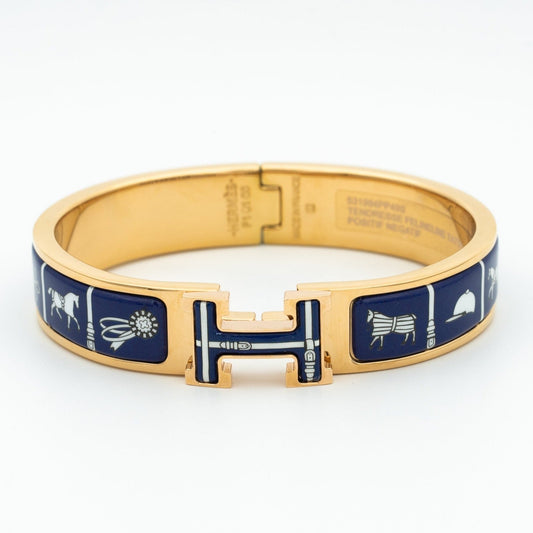 [Saipan]H BRACELET BLUE CERAMIC