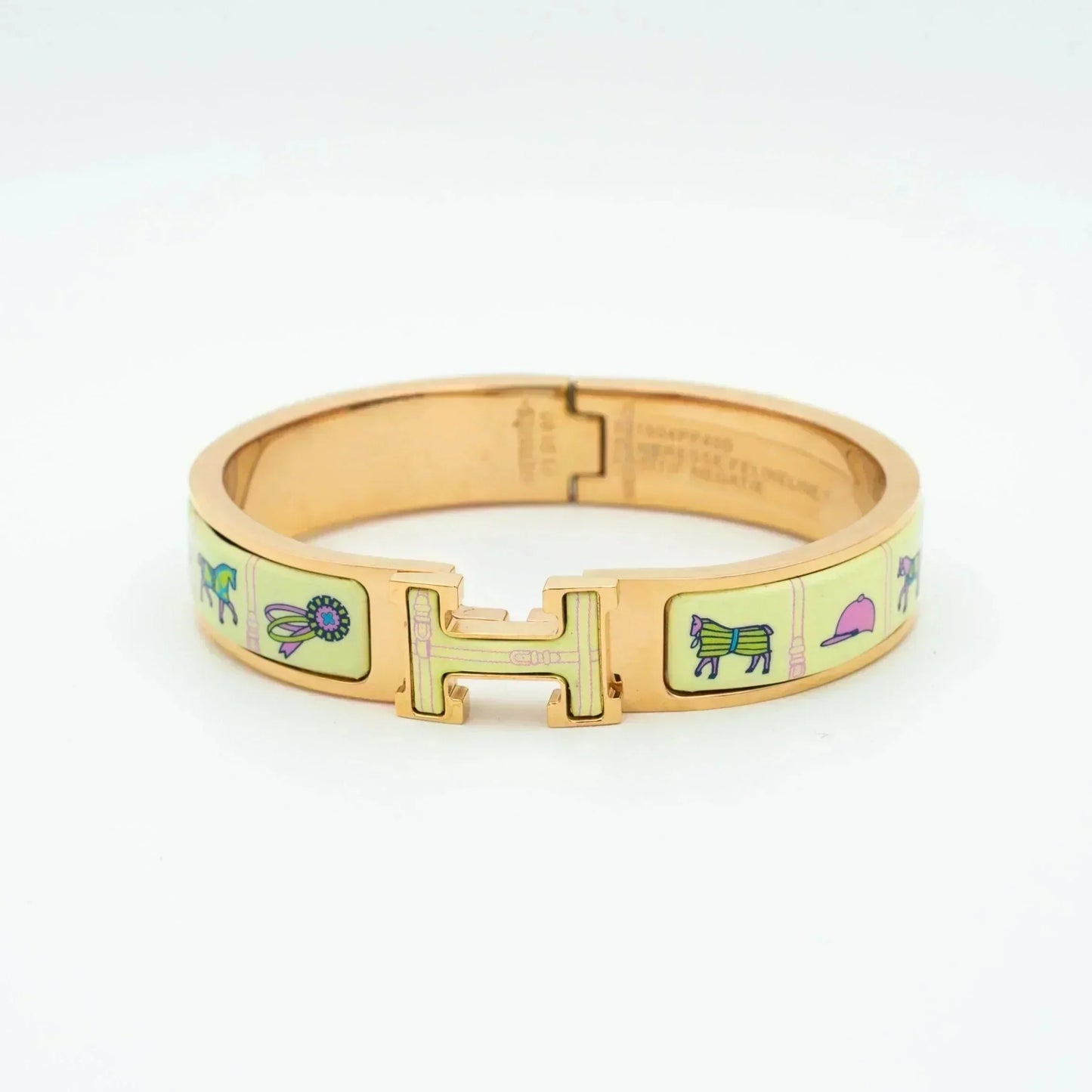 [Saipan]H ROSE GOLD BRACELET CREAM CERAMIC