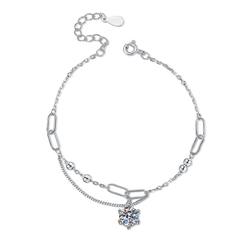 [Saipan]CLASSIC SOLITAIRE MOISSANITE BRACELET