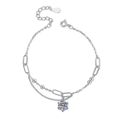 [Saipan]CLASSIC SOLITAIRE MOISSANITE BRACELET