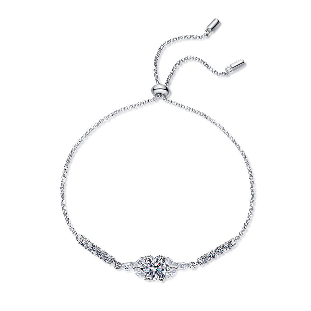 [Saipan]BLOOMING STAR-FLOWER MOISSANITE BRACELET