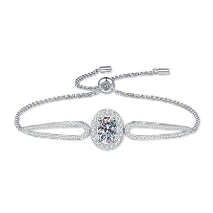 [Saipan]"PIGEON'S EGG" TEARDROP MOISSANITE BRACELET