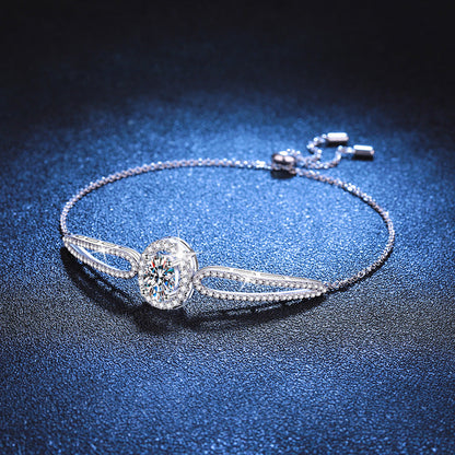 [Saipan]"PIGEON'S EGG" TEARDROP MOISSANITE BRACELET