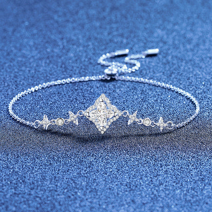 [Saipan]MARQUISE-CLOVER MOISSANITE BRACELET