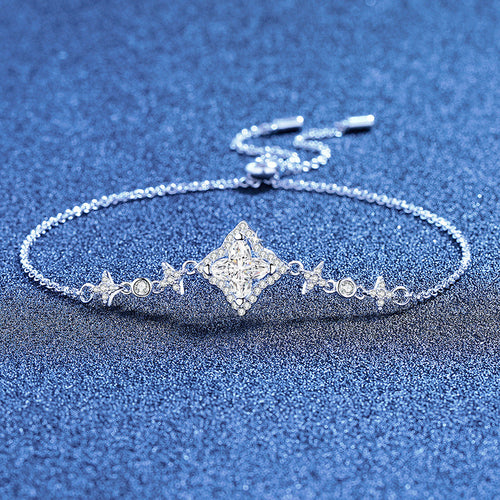 [Saipan]MARQUISE-CLOVER MOISSANITE BRACELET