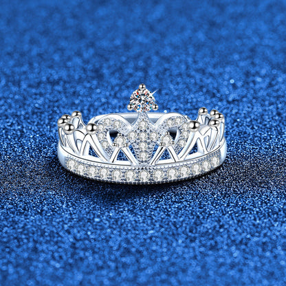 [Saipan]DREAMY CROWN MOISSANITE RING - 1.2CT ELEGANT PRINCESS STYLE
