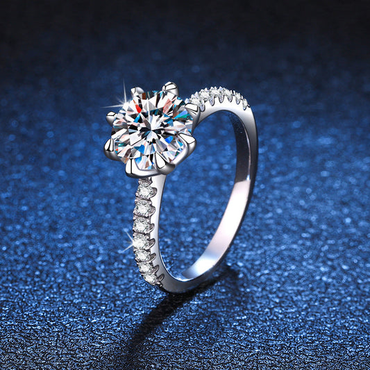 [Saipan]BOLD TIGER CLAW MOISSANITE ENGAGEMENT RING